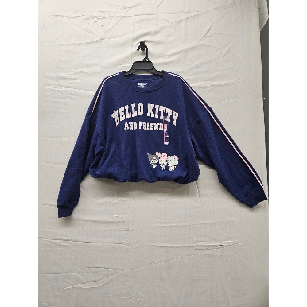 Sanrio Hello Kitty and Friends Hybrid Sweatshirt Blue XXL J004880JHK5210 NWT